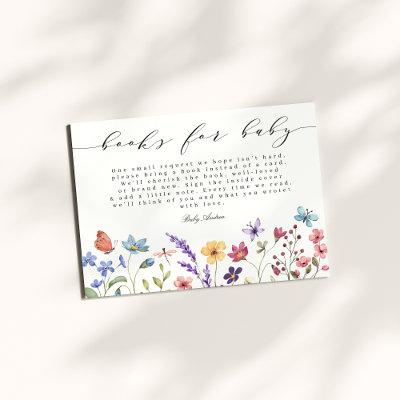 A little Wildflower Books for Baby Floral Garden Enclosure Card