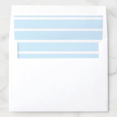 Baby Shower Elephant Blue and White Envelope Liner