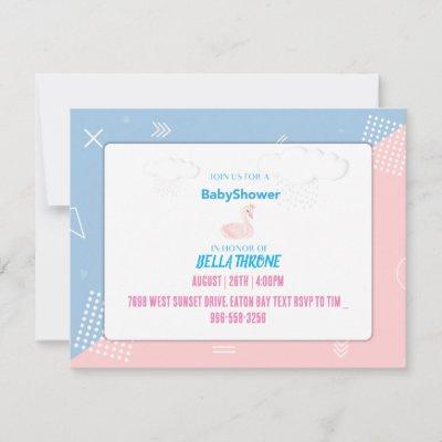 Celebrating the Arrival of Your Little Miracle! RSVP Card