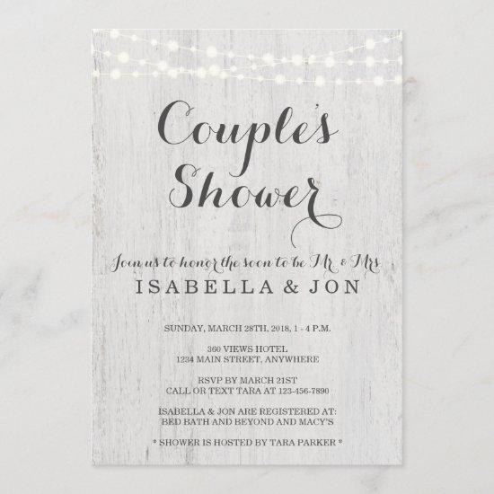 Couple's Shower Invitation - Bridal, Wedding, Baby