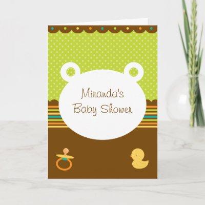 Cute Teddy Bear  Card
