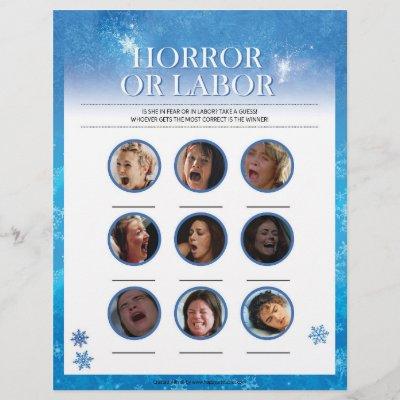 Horror Or Labor [Snowy Blue] Letterhead