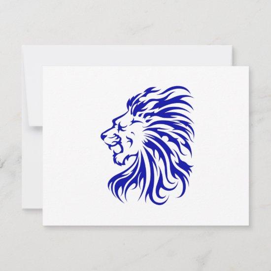 Lion the King of the jungle,lion lover gifts,lion Invitation
