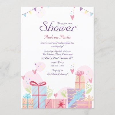 Shower of Love Bridal Shower Invitation